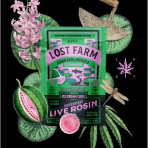 Watermelon X Ice Cream Cake Live Rosin Gummies | Lost Farm