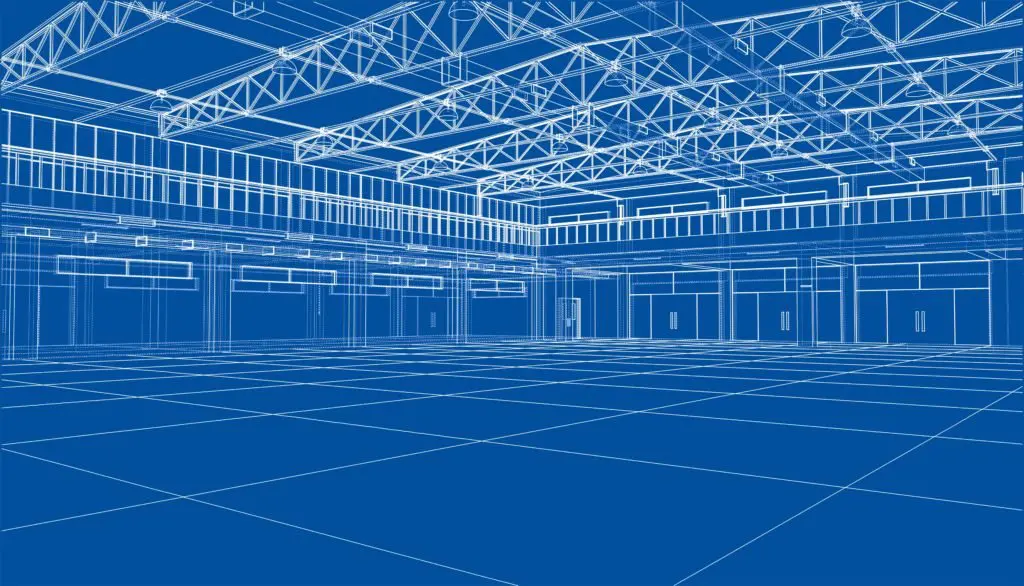 warehouse sketch