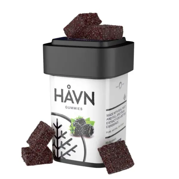 Blackberry Indica Gummies 2:1 THC:CBN