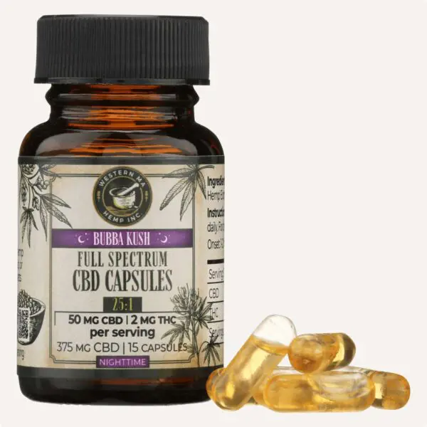 Bubba Kush Capsules 25:1 (CBD:THC)