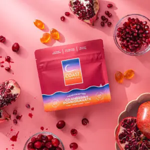Cranberry Pomegranate Gummies 1:1:1 (THC:CBD:CBN)