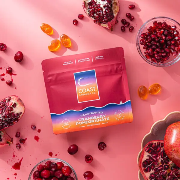 Cranberry Pomegranate Gummies 1:1:1 (THC:CBD:CBN)