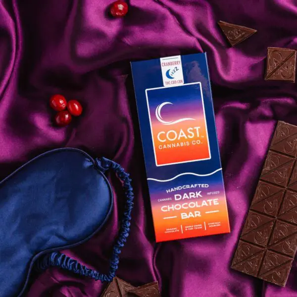 Dark Chocolate Cranberry Bar 1:1:1 THC:CBD:CBN