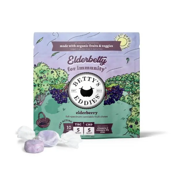 Elderbetty – Elderberry Fruit Chews (w/ vitamin C