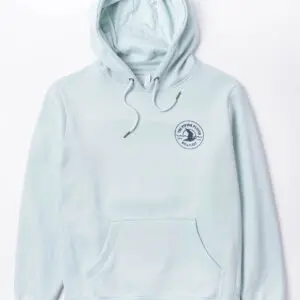 Heavyweight GOTS® Organic Cotton Hoodie (Seafoam Blue) - S