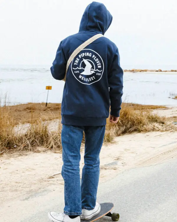 Heavyweight GOTS® Organic Cotton Hoodie Sweatshirt (Navy) - 2XL