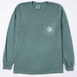 Long-Sleeve Pocket Tee (Green) - XL