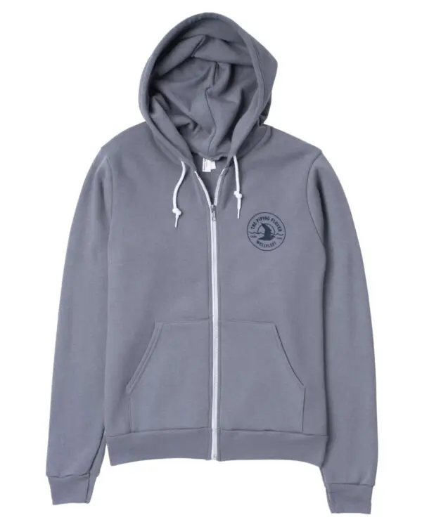Zip Hoodie (Grey) - L