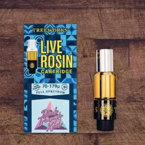 Black Triangle Kush (0.5g Live Rosin Vape Cart)