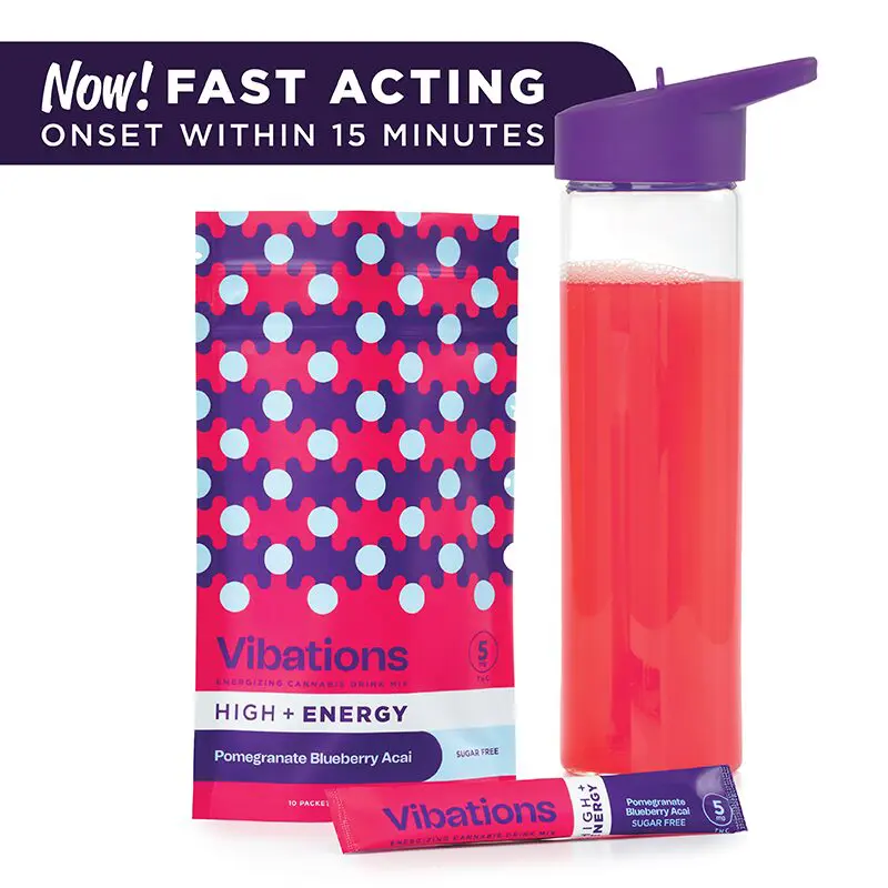 Pomegranate Blueberry Acai Tea Drink Mix Packets | The Piping Plover Dispensary Pomegranate Blueberry Acai Tea Drink Mix Packets