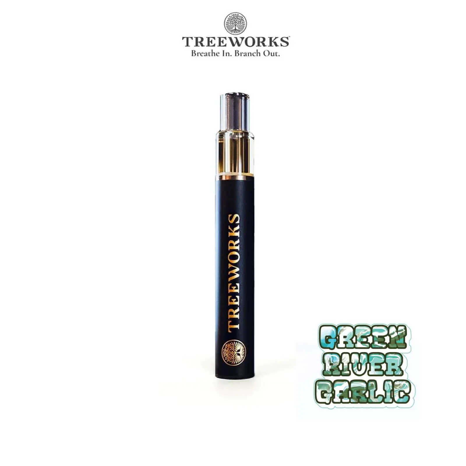 Green River Garlic Live Rosin Wand (0.5g Disposable Vape) | The Piping Plover Dispensary Green River Garlic Live Rosin Wand (0.5g Disposable Vape)