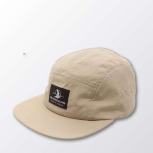 Waterproof 5-Panel Snapback Hat (TAN)