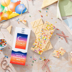 White Chocolate Birthday Cake Bar