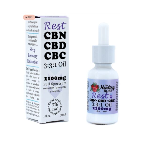 Rest Oil CBN CBD CBC 3:3:1 (900mg CBD Tincture)