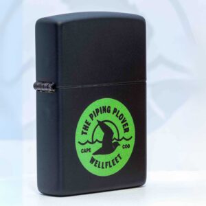 Zippo Lighter (Black & Green)