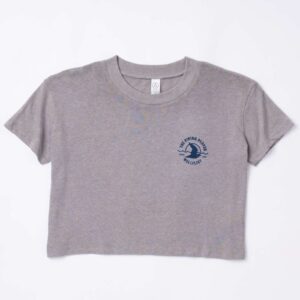 Crop Top T-Shirt (Grey) - XS