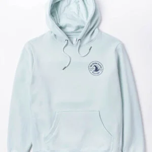 Heavyweight GOTS® Organic Cotton Hoodie (Seafoam Blue) - XL