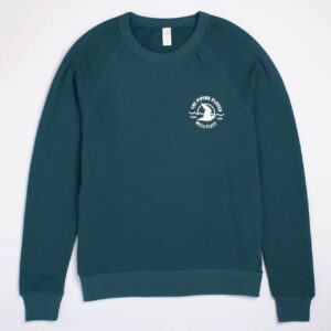Light Crewneck Sweatshirt (Dark Green) - L