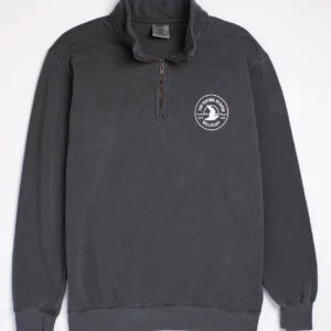 Quarter-zip Sweatshirt (Dark Grey) - 2XL