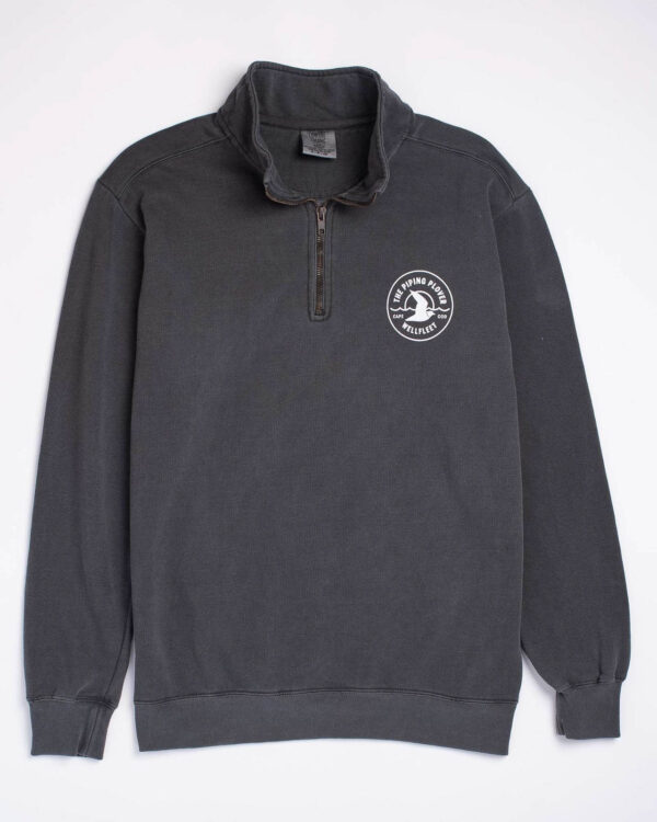 Quarter-zip Sweatshirt (Dark Grey) - 2XL