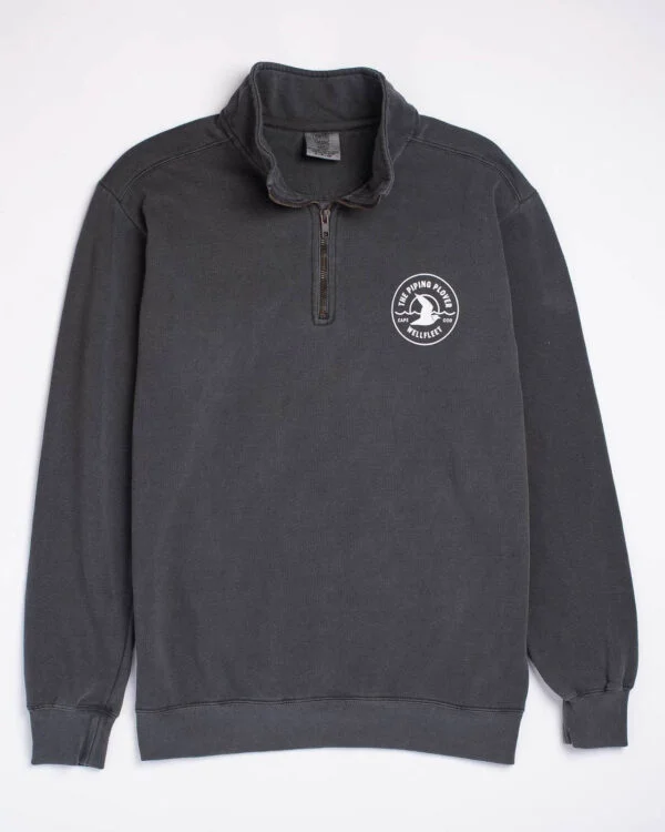 Quarter-zip Sweatshirt (Dark Grey) - 2XL