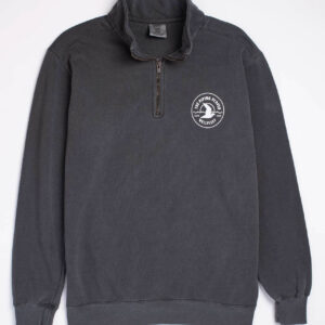 Quarter-zip Sweatshirt (Dark Grey) - S