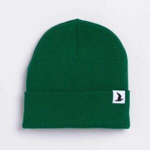 Wool/Acrylic Beanie Hat (GREEN)