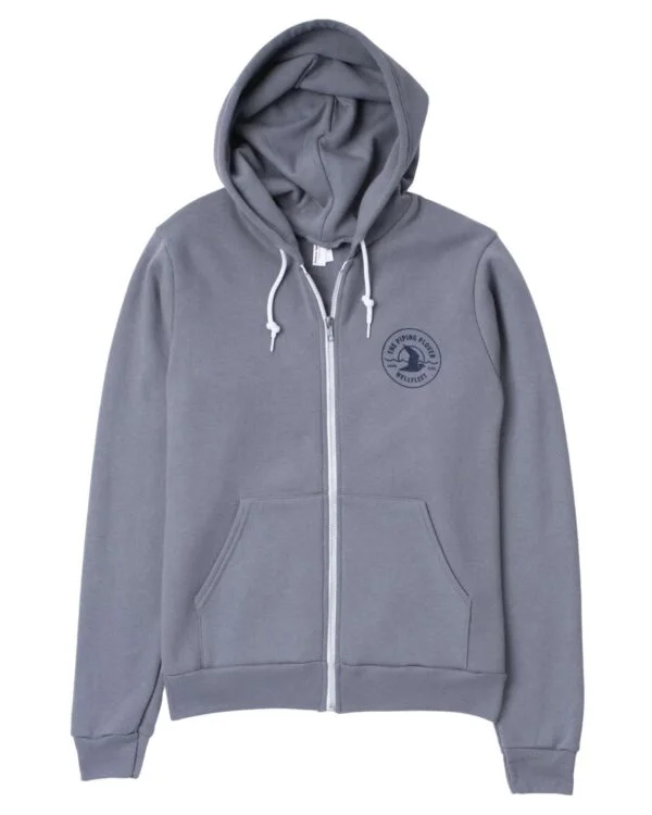 Zip Hoodie (Grey) - S