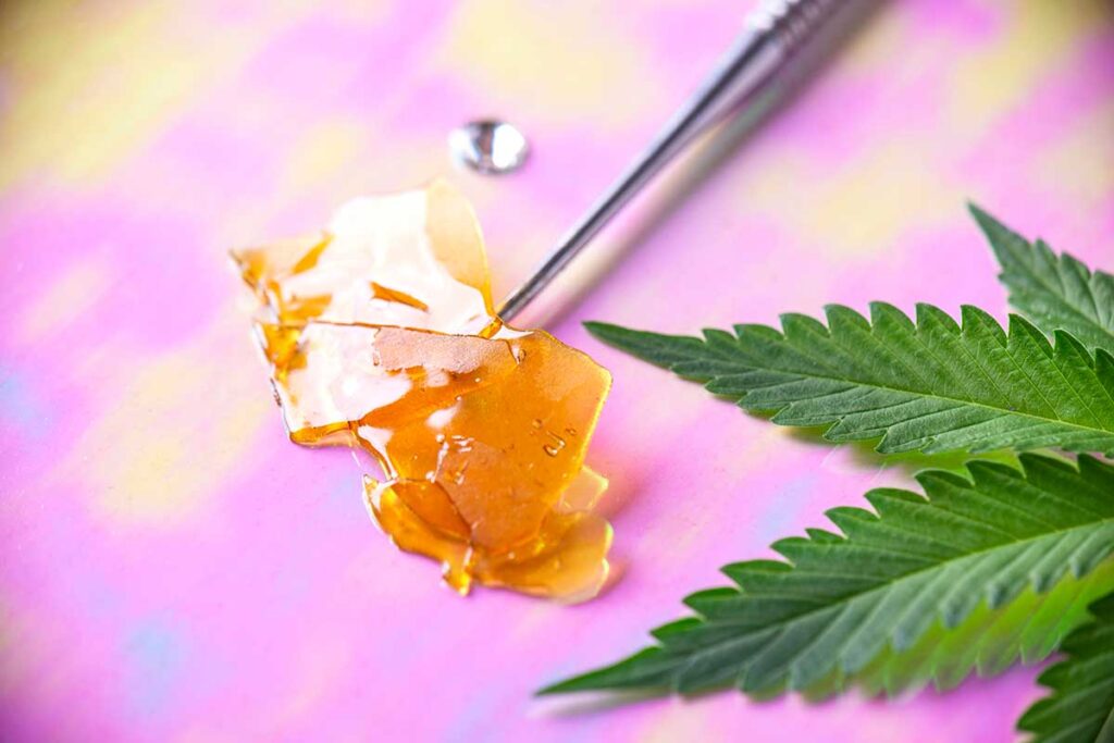 cannabis shatter concentrate