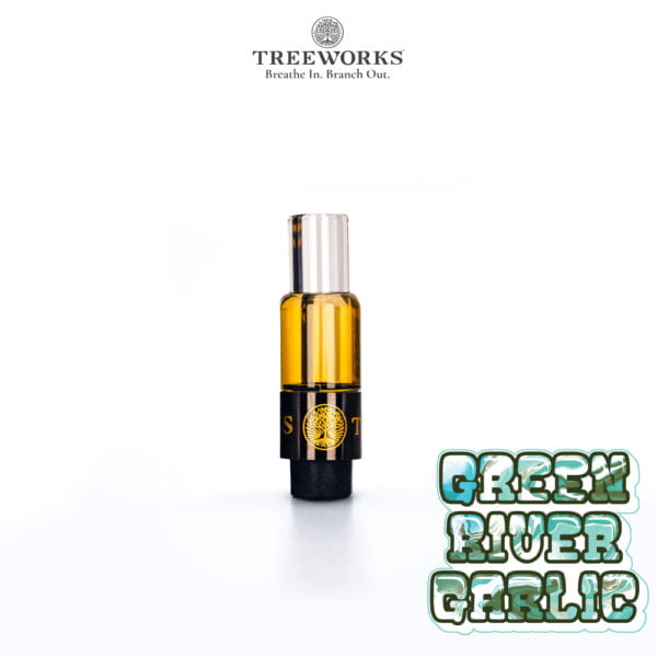 Green River Garlic (0.5g Live Rosin Vape Cart)