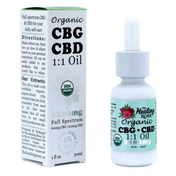 Organic Full Spectrum CBG:CBD Oil | 1:1 | (30mL Tincture)