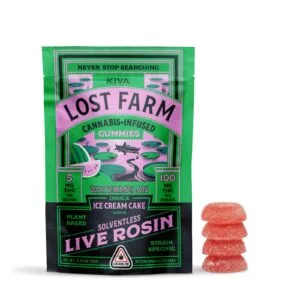 Watermelon X Ice Cream Cake Live Rosin Gummies