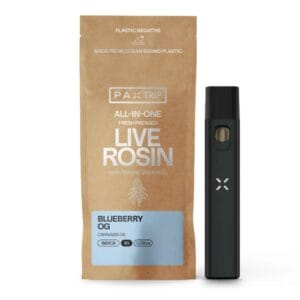 Blueberry OG (1.0g Live Rosin Disposable Vape)