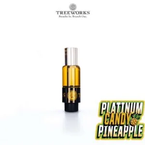 Platinum Candy Pineapple (0.5g Live Rosin Vape Cart)