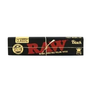 RAW Classic Black 1 1/4" Rolling Papers