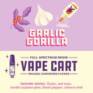 Garlic Gorilla (1.0g Full Spectrum Vape Cartridge)