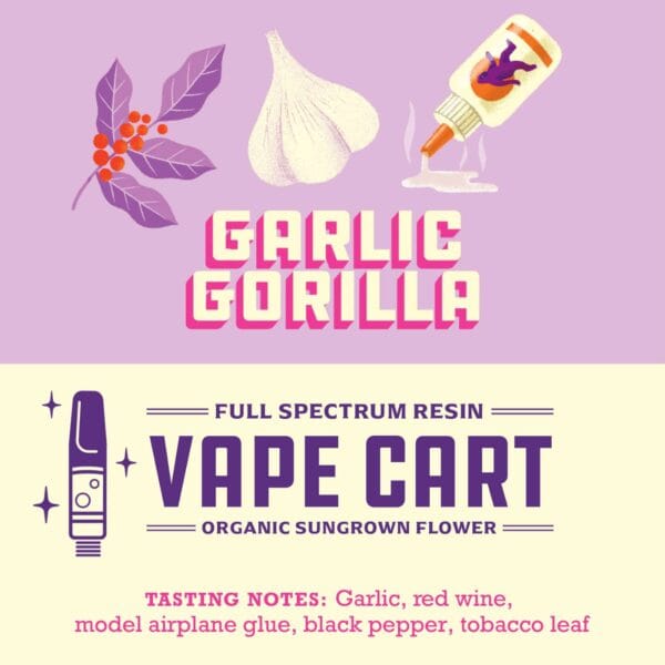 Garlic Gorilla (1.0g Full Spectrum Vape Cartridge)