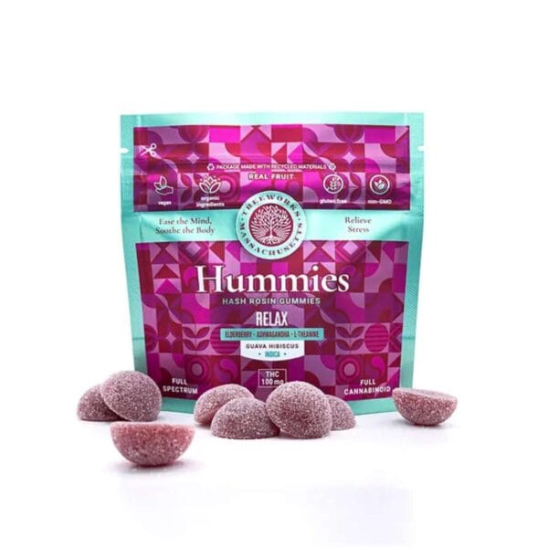 Guava Hibiscus *Relax* Hash Rosin Gummies 2:1 CBD:THC