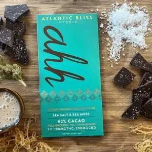 Atlantic Bliss Dark Chocolate Bar w/ Sea Salt & Sea Moss