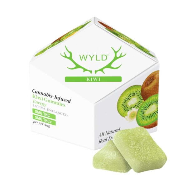 Kiwi "Energy" 1:1 (THC:THCV) Gummies