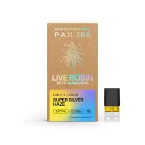 Super Silver Haze (1.0g Live Rosin w/ Diamonds PAX Pod)