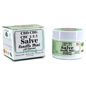 Vanilla Mint CBD CBG CBC Salve | 8x Potency | Healing Rose