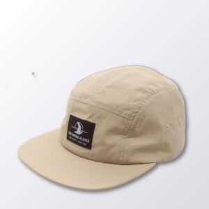 Waterproof 5-Panel Snapback Hat (Tan)