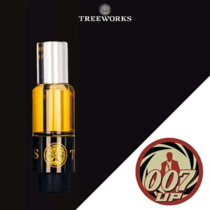 007 Up (0.5g Live Rosin Vape Cart) | Treeworks - 0.5g