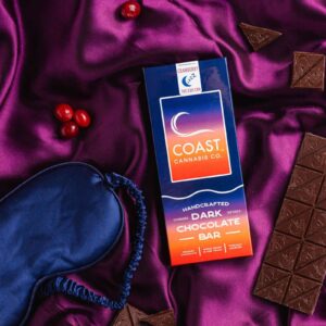 Dark Chocolate Cranberry Bar 1:1:1 THC:CBD:CBN | COAST - ea