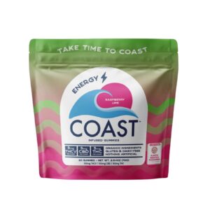 Raspberry Lime Gummies 1:1:1 (THC:CBD:THCV) | COAST - ea