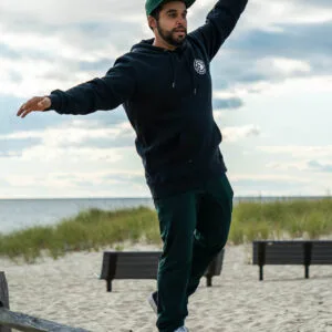 Heavyweight GOTS® Hoodie (Black) - S