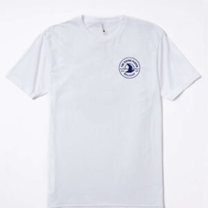 T-shirt (White w/ blue logo) - XL