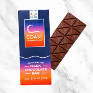 Dark Chocolate 1:1 THC:CBD Bar | COAST - ea