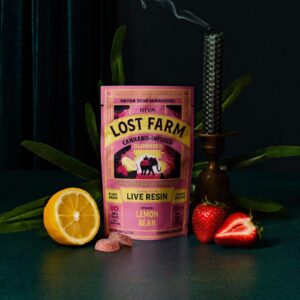 Strawberry Lemonade X Lemon OG Haze Live Resin Gummies | Lost Farm - 1 each